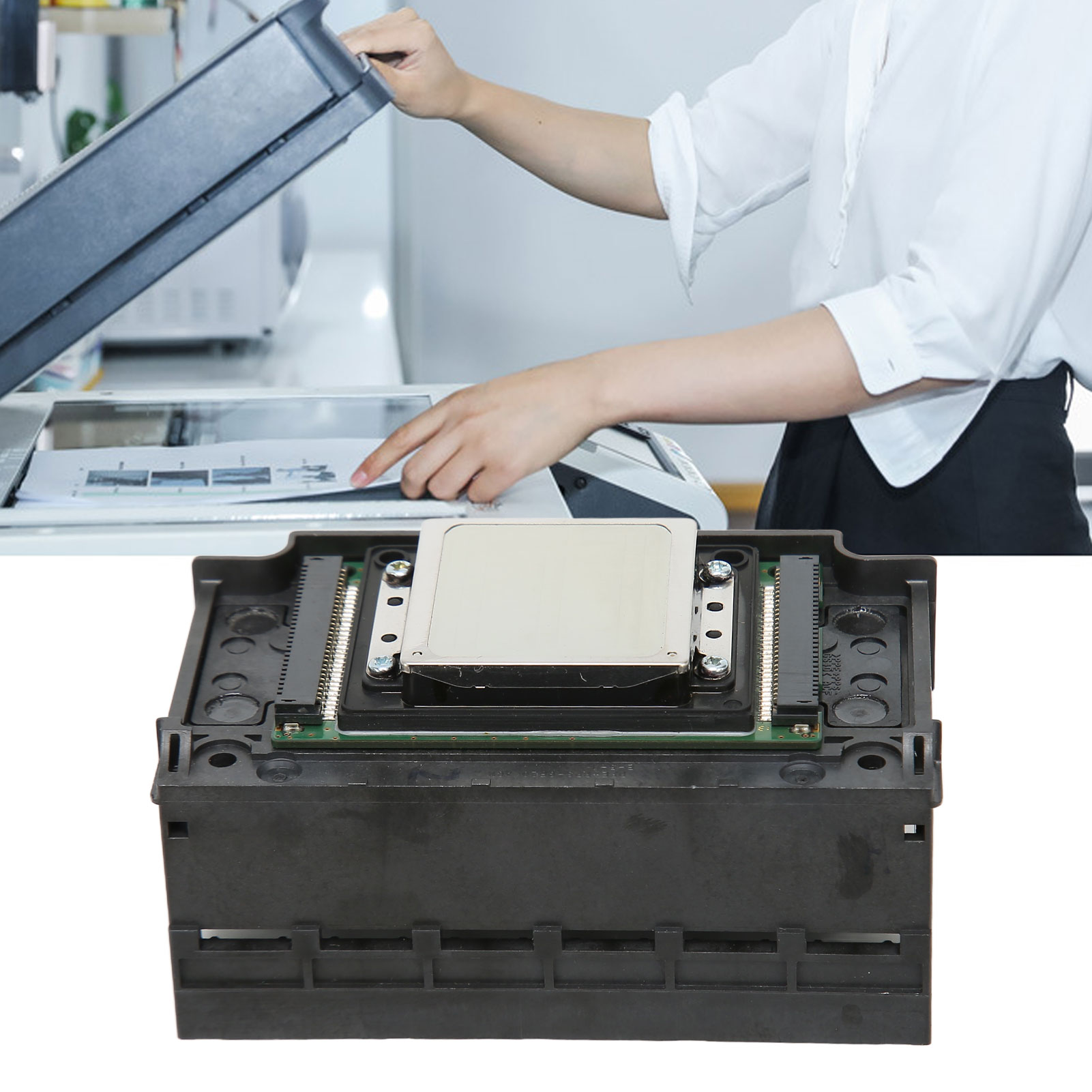 Uv Flatbed Printer - رأس طباعة 6 ألوان، رأس طباعة