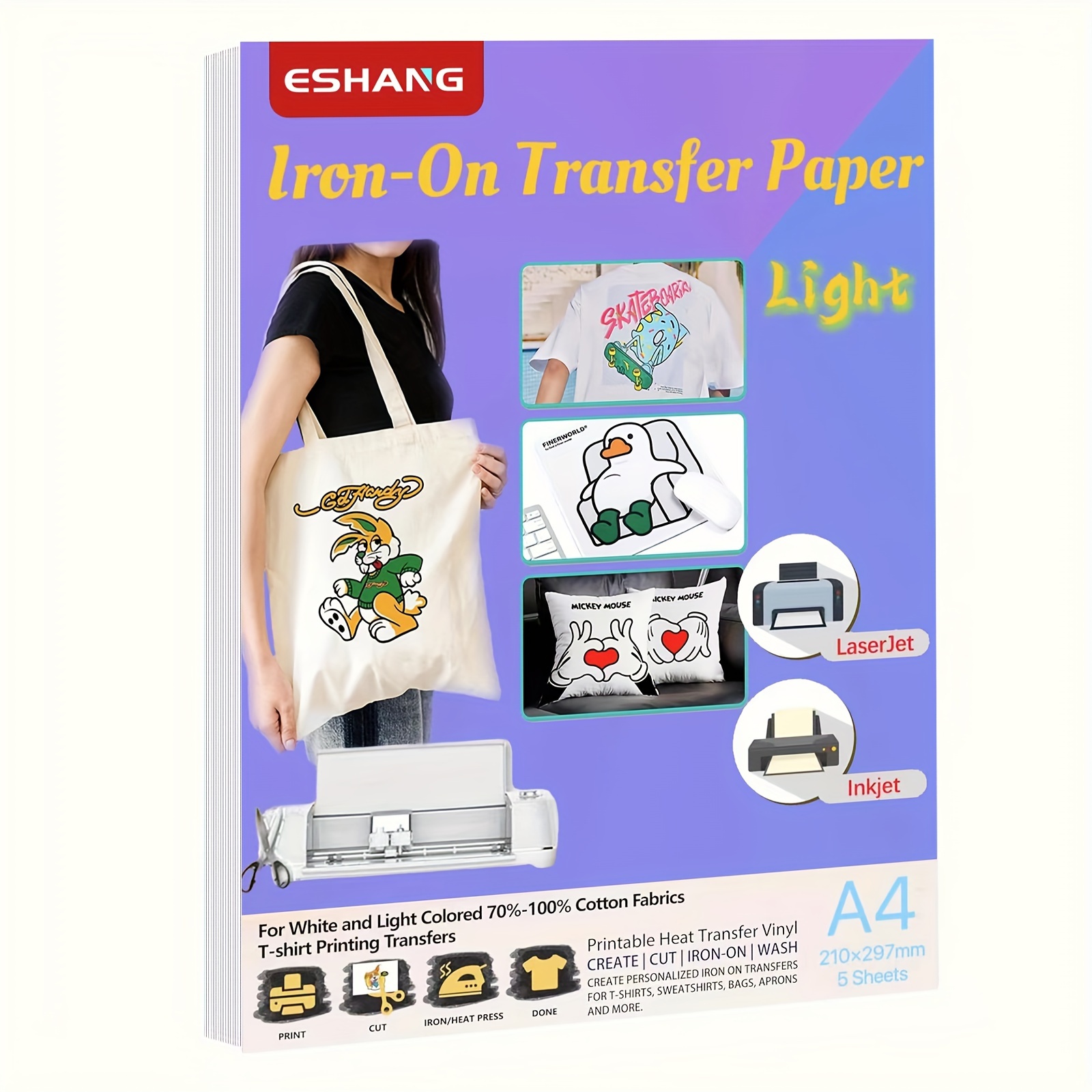 Commercial Fabric Printing Machine - ورق نقل الحرارة بحجم A4 للنسيج