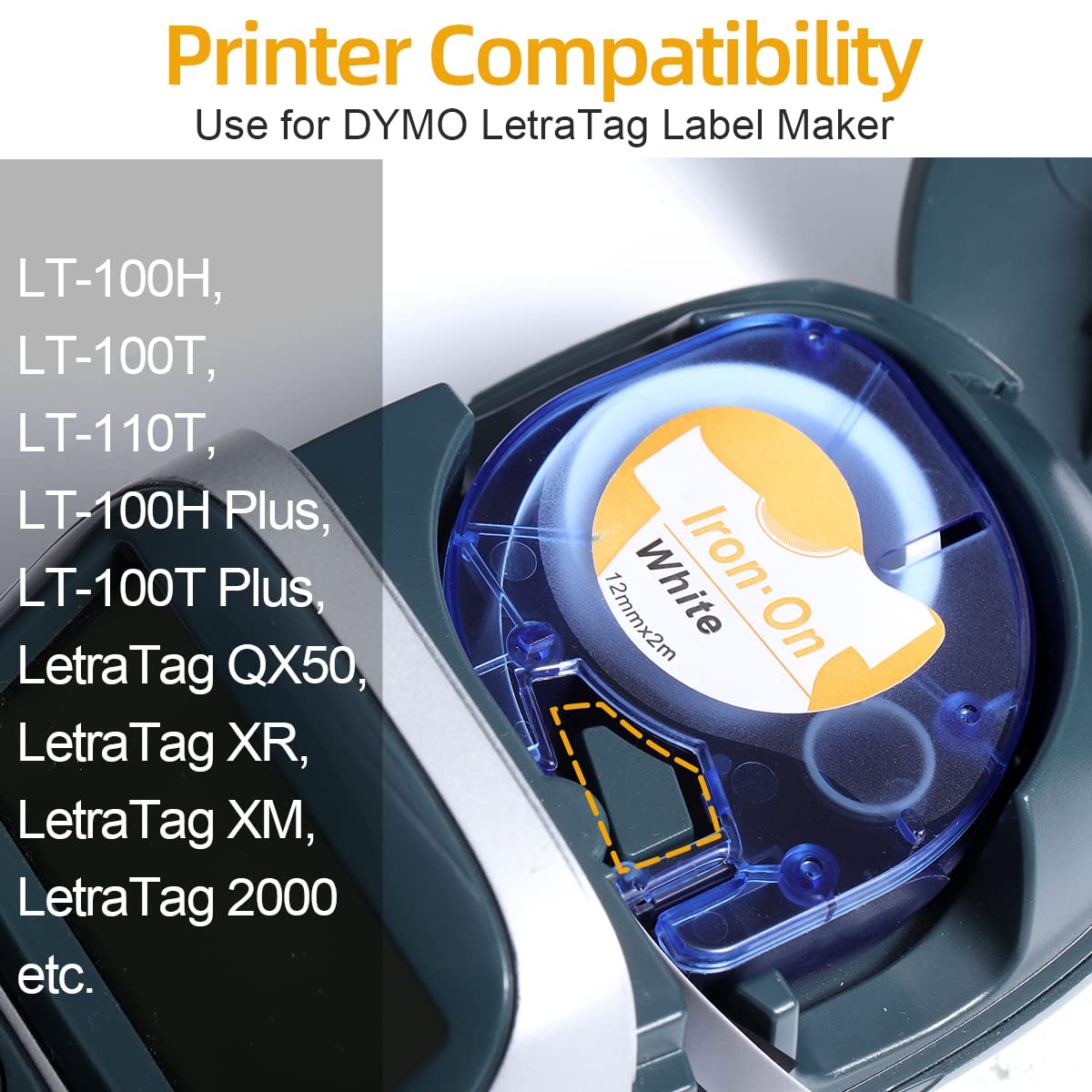 5Pk متوافق Dymo LetraTag الحدي - مراجعة Commercial Fabric Printing Machine وسعره