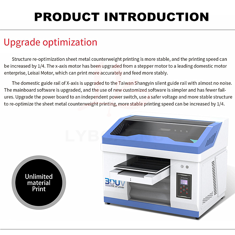 طابعة LY 3060 أوتوماتيكية بالك - مراجعة Uv Flatbed Printer وسعره