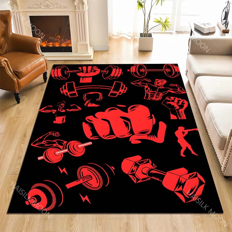 سجادة بتصميم أيقونات اللياقة ا - مراجعة Commercial Printing Icon وسعره