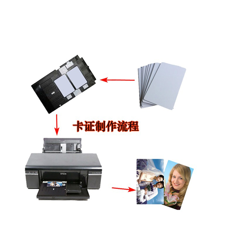 20 قطعة من بطاقات PVC البيضاء  - مراجعة Commercial Printer وسعره