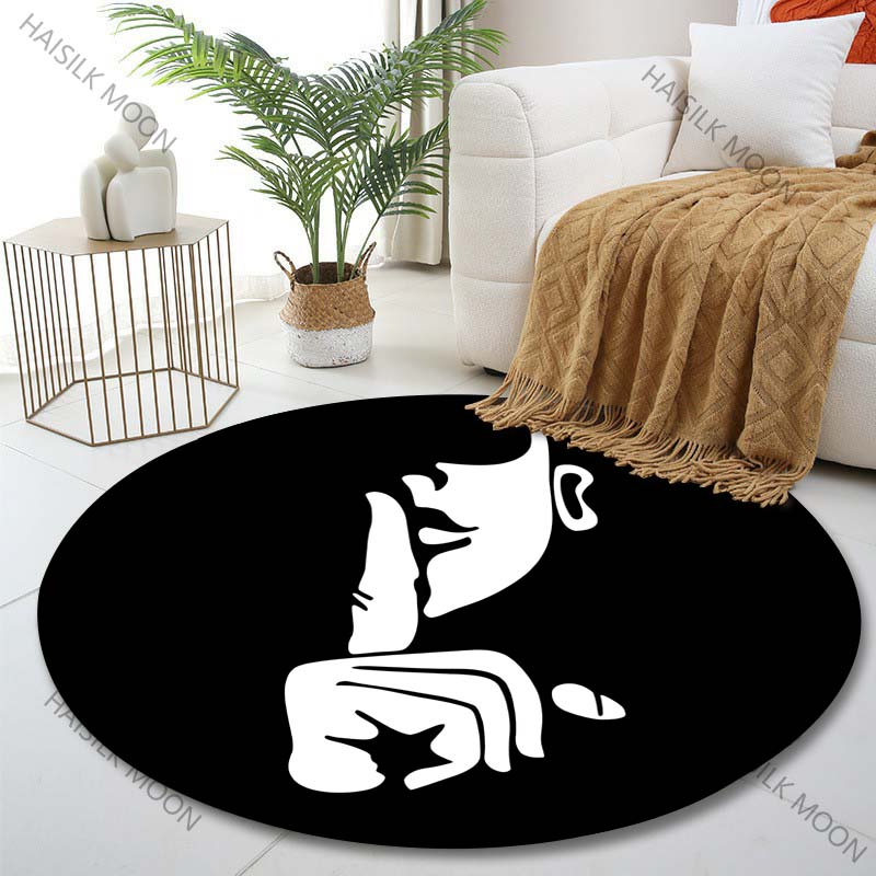 سجادة دائرية مطبوعة بتصميم أيق - مراجعة Commercial Printing Icon وسعره
